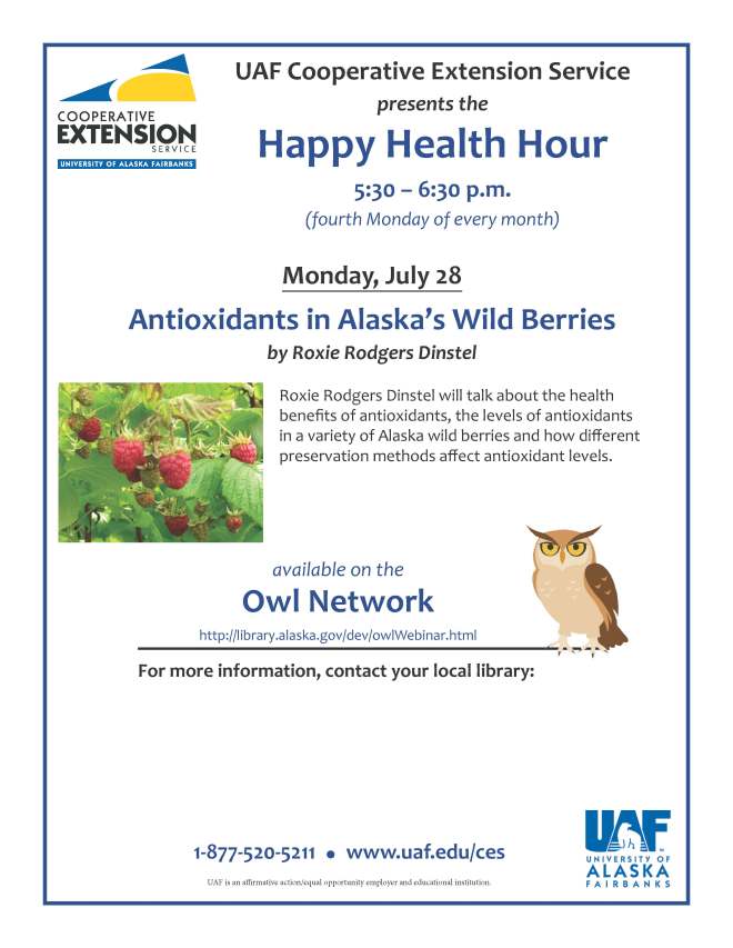 OWL Happy Health Hour specific July 28